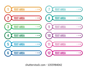 colorful stick banner design