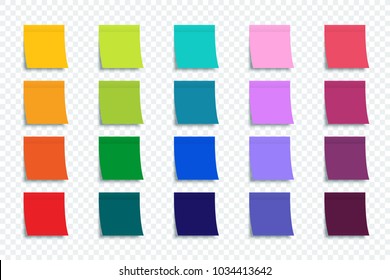 Colorful Stickers set isolated on transparent background. Stickers. Vector colorful stickers for advertising design