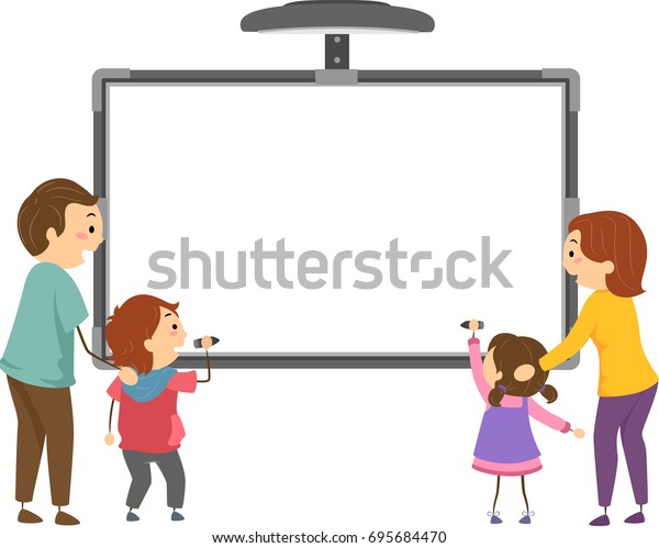 family stickman drawing