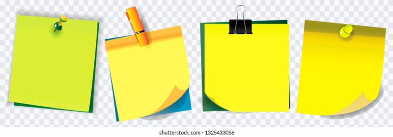 colorful sticky note. using in school, work or office activity. easy to modify design.