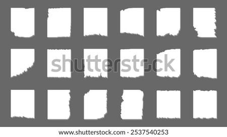 Colorful Sticky Notes and Labels Collection with pin and post it, on gray background, Notepaper meeting reminder, Flat Modern design , illustration Vector EPS 10
