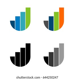 Colorful Stock Exchange Logo Template Illustration Design. Vector EPS 10.