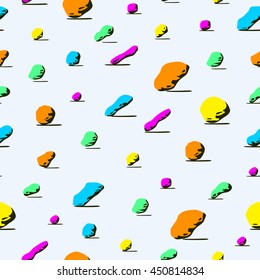 colorful stone pattern on light background. vector illustration