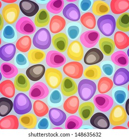 Colorful stone seamless pattern