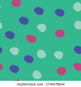 Colorful Stones Seamless Repeat Pattern