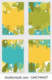 Colorful stories template design. Abstract background designs, summer sale, social media promotional content. Vector illustration