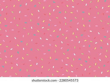 Colorful strawberry ice cream background material