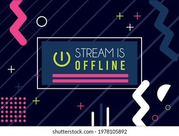 colorful streams offline template background