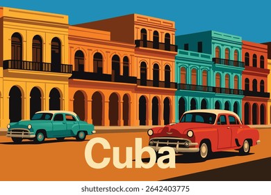 The colorful streets of Havana are alive with the vibrant energy of classic vintage cars, offering a nostalgic look into Cuba’s past. 