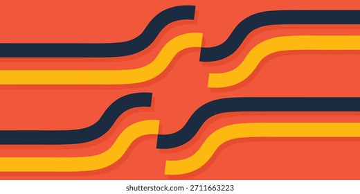 Patrón de fondo de línea de rayas de colores. Plantilla de Anuncio empresarial y deportivo. Sencillo tema de deportes y carreras