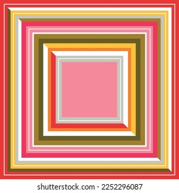 colorful stripe pattern for scarf design