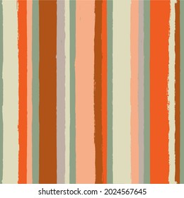 Colorful Stripe Seamless pattern. vector striped textured background. grunge stripes, paintbrush line print. texture lines backdrop