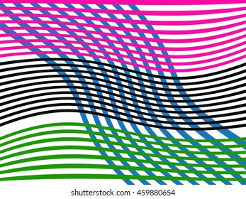 Colorful stripe. Vector illustration.