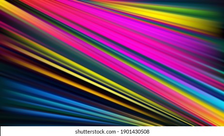 Colorful striped 3D background. Abstract vector illustration with lines.