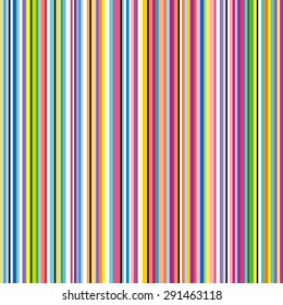colorful striped abstract background, variable width stripes