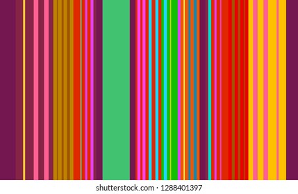 Colorful Striped Background, Retro Striped Pattern, Mexican Multicolor Sarape
