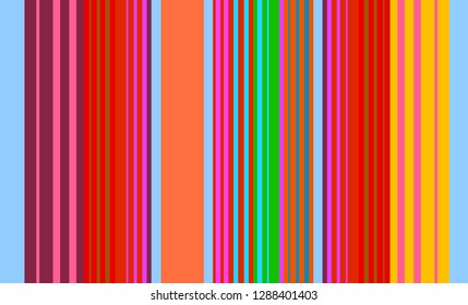 Colorful Striped Background, Retro Striped Pattern, Mexican Multicolor Sarape