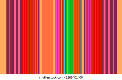 Colorful Striped Background, Retro Striped Pattern, Mexican Multicolor Sarape