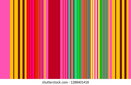 Colorful Striped Background, Retro Striped Pattern, Mexican Multicolor Sarape