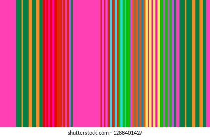 Colorful Striped Background, Retro Striped Pattern, Mexican Multicolor Sarape