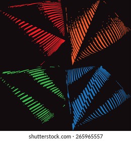 Colorful Striped Background. Set. 











