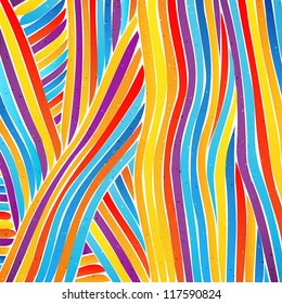 Colorful striped background. Vector illustration