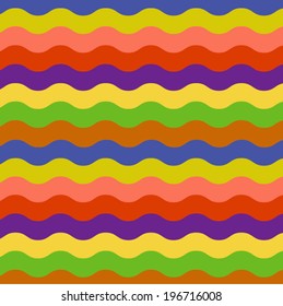Colorful striped background. Vector illustration.