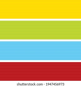 Colorful striped banners set. vector backgrounds.