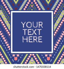 colorful striped chevron repeating pattern navy