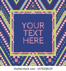 colorful striped chevron repeating pattern navy