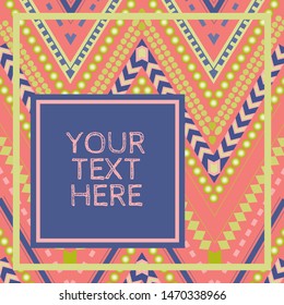 colorful striped chevron repeating pattern in coral pink