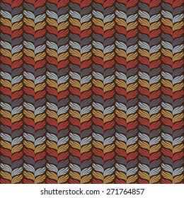 Colorful striped knitted background. Seamless Pattern Vector
