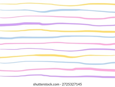 Un patrón de rayas de colores con líneas de color rosa, amarillo y azul