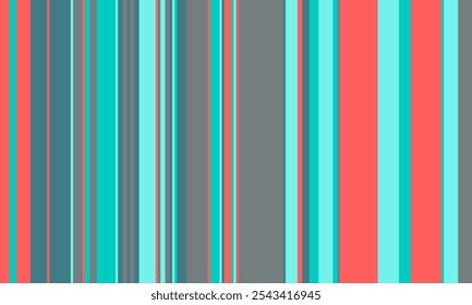 Colorful striped pattern with retro vibes. Seamless design ideal for textile, wallpaper, or modern abstract backgrounds. Perfect for creative vector artwork and trendy decoration.