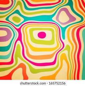 Colorful Striped Pattern.    Vector illustration.