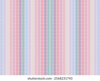 Colorful Striped Pattern Wallpaper with Vertical Lines in Pink and Green