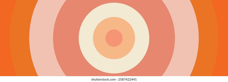 A colorful striped rug with a wave pattern. vector