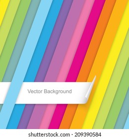 Colorful striped seamless background.