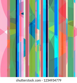 Colorful striped seamless texture. Abstract vector background for web page, banners backdrop, fabric, home decor, wrapping