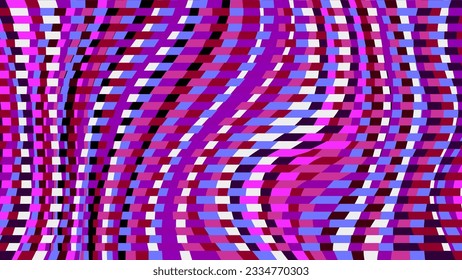 Colorful striped texture composed of vertical perforated ribbons.