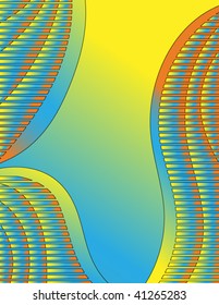 Colorful Striped Vector Background
