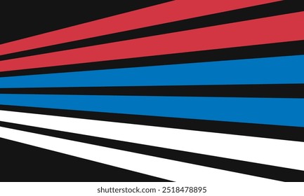 Colorful stripes with 3d dimensional effect isolated on white and black for your business info-graphic.