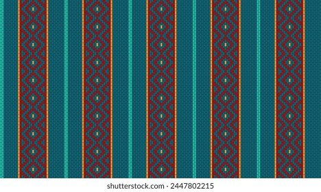 Colorful stripes background. Ethnic style vector seamless pattern. Serape design. Ornament for Cinco de Mayo fiesta decor. Ethnic boho fabric .