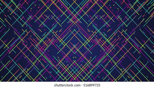 Colorful stripes background, vector illustration