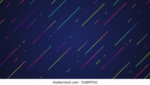 Fondo de franjas coloreadas, ilustración vectorial