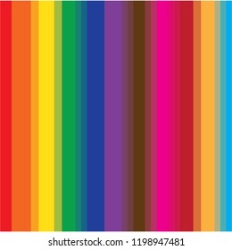Colorful stripes combination
