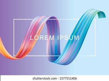 Colorful stripes curl pattern, digital technology screen wallpaper abstract background.