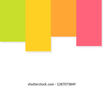 Colorful stripes geometric background border. Vector illustration.