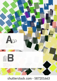 Colorful stripes geometrical abstract background