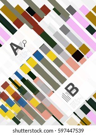 Colorful stripes geometrical abstract background